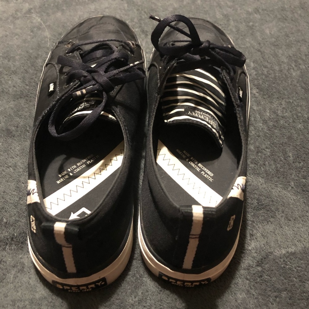 Sperry | Casual Navy Blue & White Boat Shoes - Picture 6 of 13